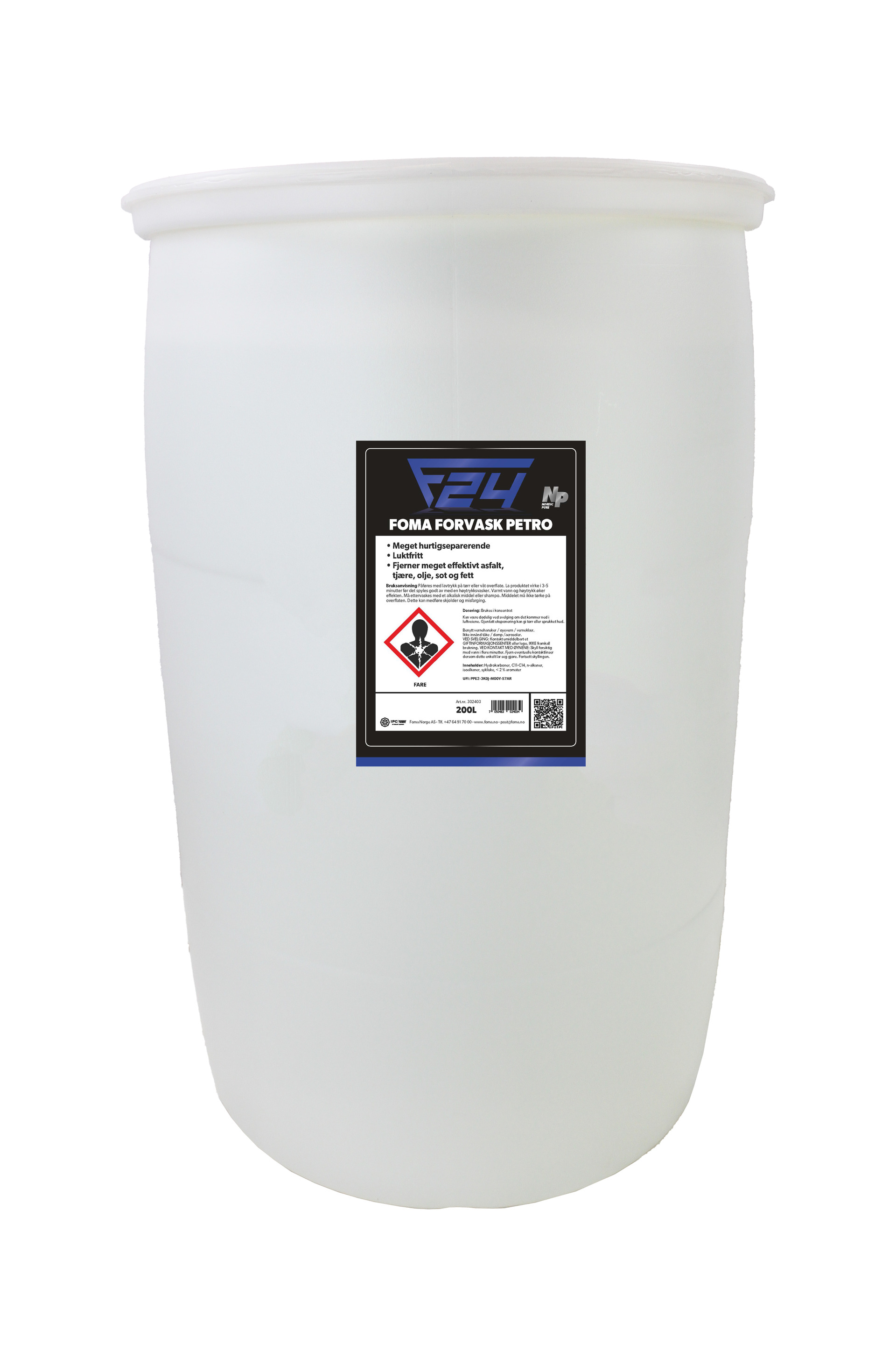 Bilde av F24 - Forvask Petro 200L