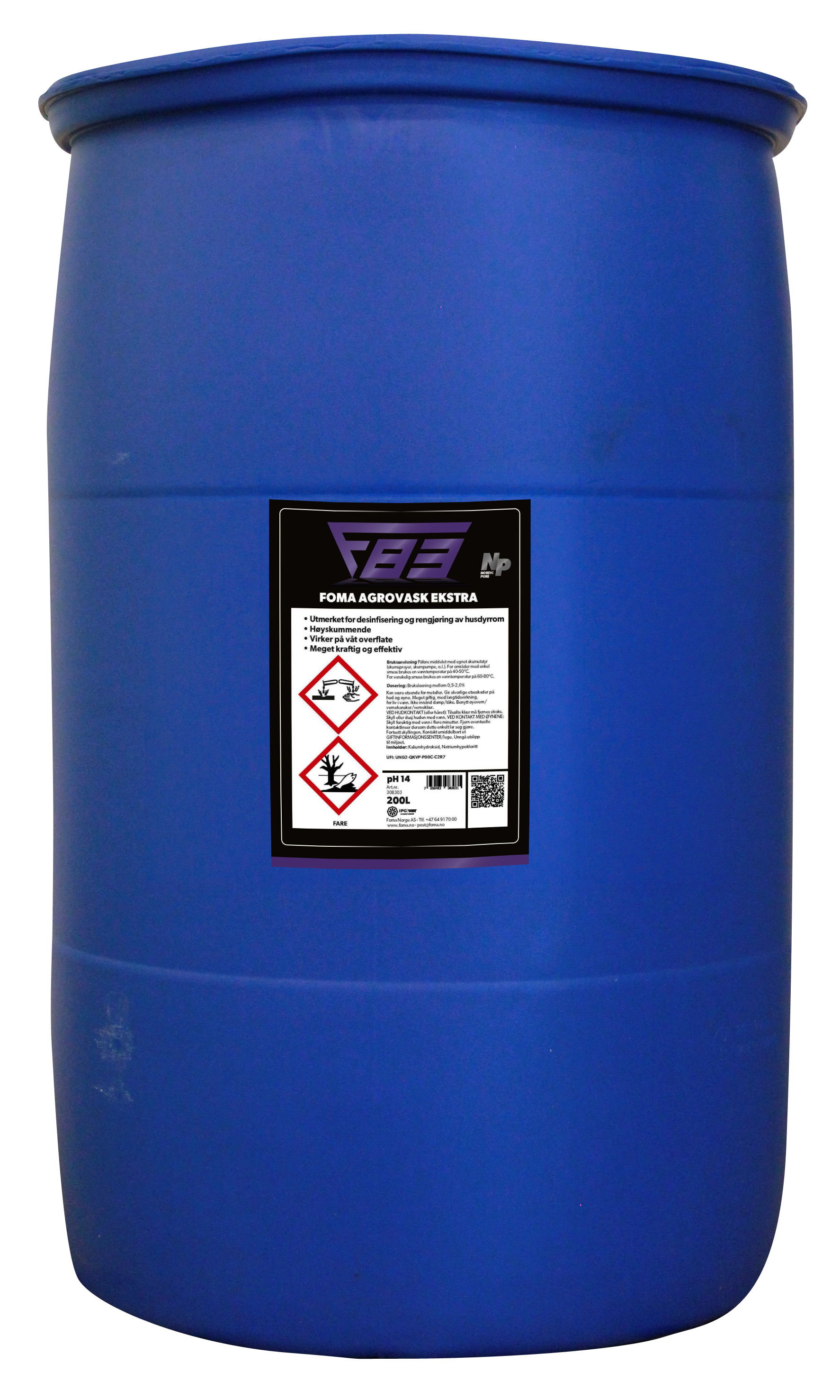 Bilde av F83 - Agrovask Ekstra 200L