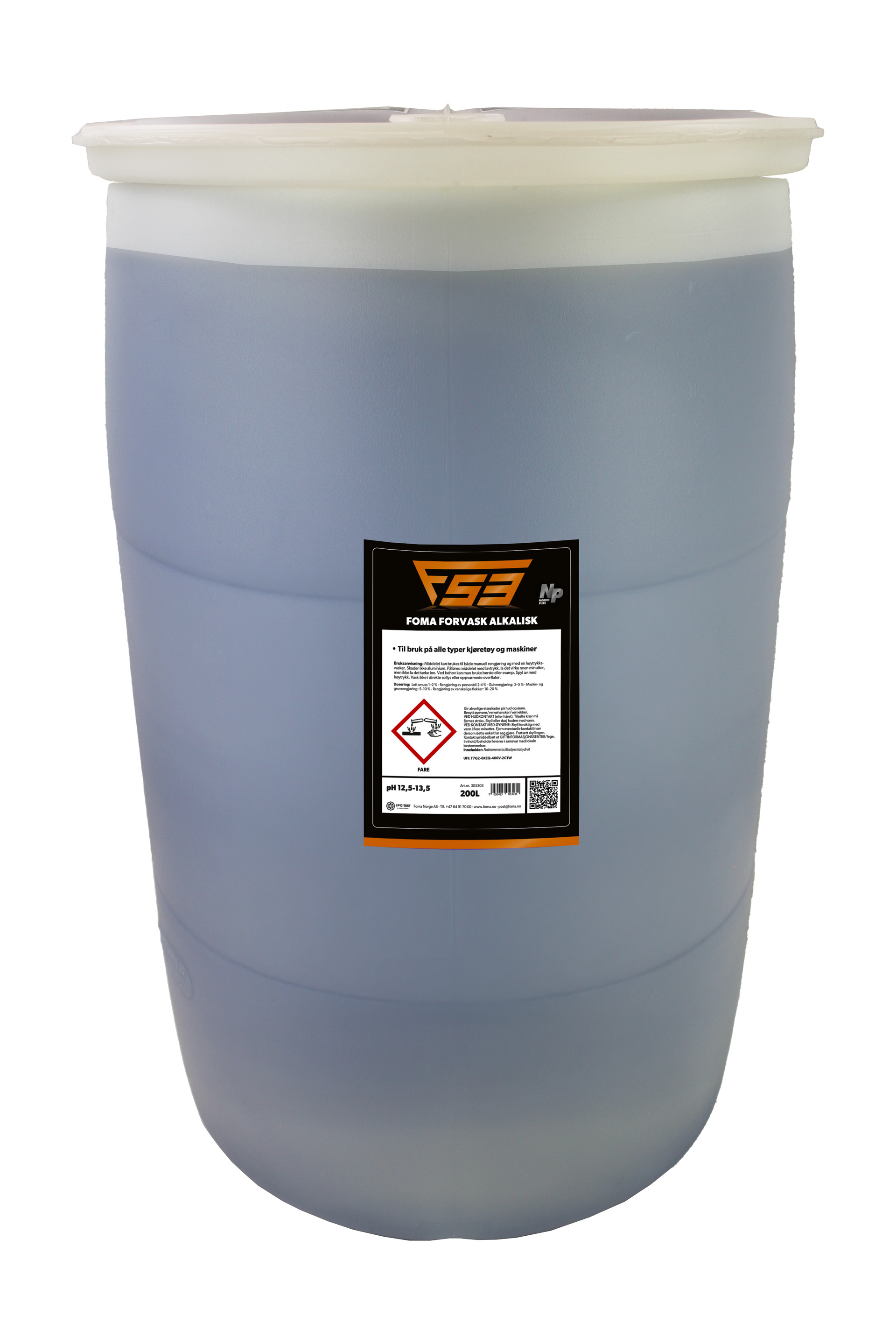 Bilde av F53 - Forvask Alkalisk 200L
