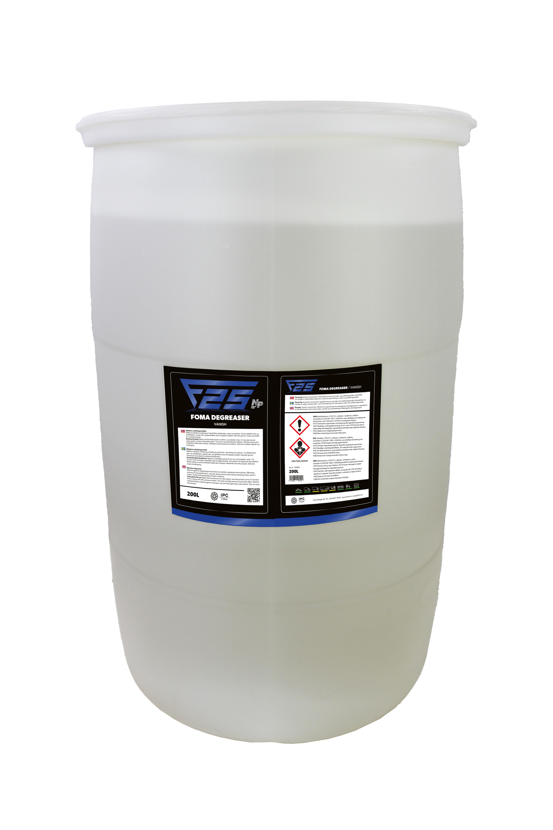 Bilde av F25 Degreaser Vanish 200L